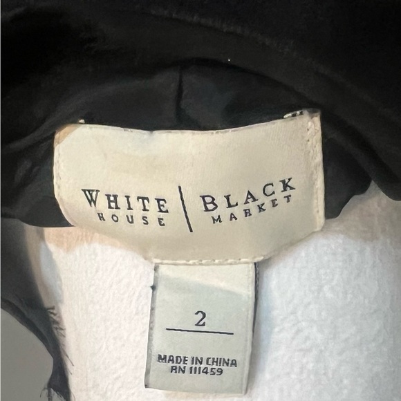 WHBM Blazer with Sheer Trim Detail - Picture 6 of 6